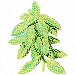 Flowers And Tree Embroidery Design 7